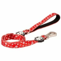 Fresh Pawz Monogram Hype | Leash Accessories Red -Fresh Pawz Shop unnamed file 124