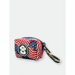 Fresh Pawz Patriot Waste Bag Holder Accessories Red