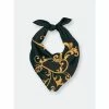 Fresh Pawz Baroque Leaves | Bandanna Accessories Black -Fresh Pawz Shop unnamed file 2