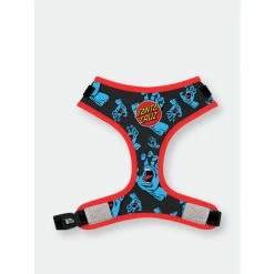 Santa Cruz X Fresh Pawz | Adjustable Mesh Harness Accessories Black