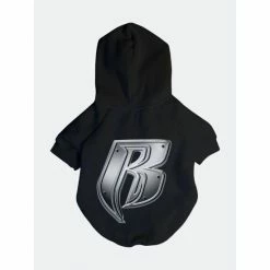 Ruff Ryders X Fresh Pawz - Bullet Proof Hoodie | Dog Clothing Apparel Black