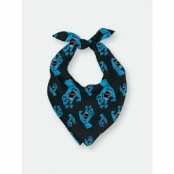 Santa Cruz X Fresh Pawz | Cooling Bandanna Apparel Black