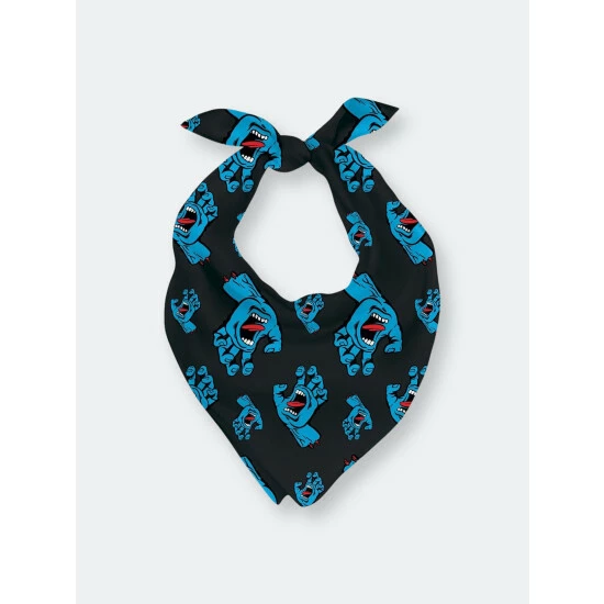 Santa Cruz X Fresh Pawz | Cooling Bandanna Apparel Black 3 Santa Cruz X Fresh Pawz | Cooling Bandanna Apparel Black