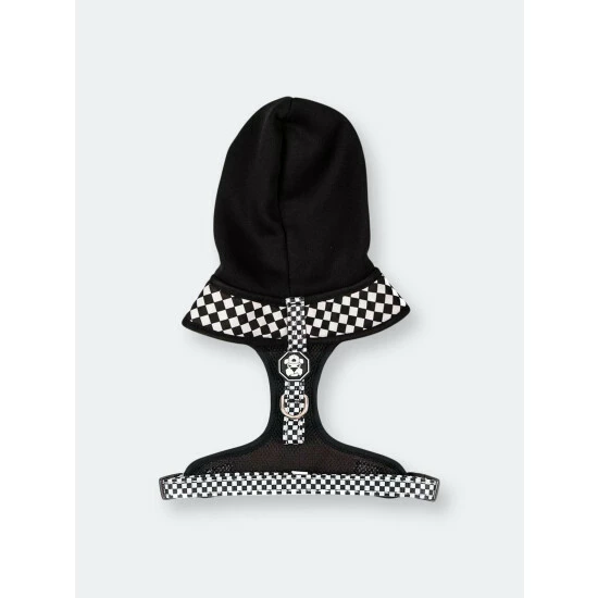 Fresh Pawz Checkerboard | Hoodie Harness Accessories White 4 Fresh Pawz Checkerboard | Hoodie Harness Accessories White - Image 2