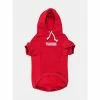 Fresh Pawz Pupreme Box Logo Hoodie | Dog Clothing Apparel Red