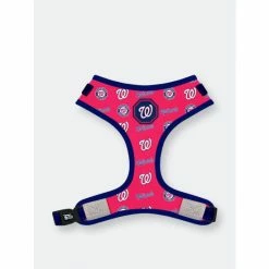 Washington Nationals X Fresh Pawz | Adjustable Mesh Harness Accessories Red