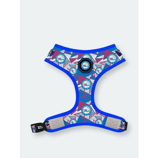 Philadelphia 76ers X Fresh Pawz - Hardwood | Adjustable Mesh Harness Accessories Blue 3 Philadelphia 76ers X Fresh Pawz - Hardwood | Adjustable Mesh Harness Accessories Blue