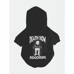 Death Row X Fresh Pawz - Classic Logo Hoodie | Dog Clothing Apparel Black