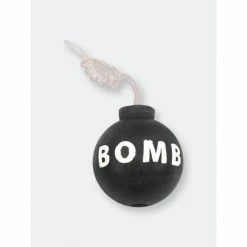 Fresh Pawz Tuff Bomb | Dog Toy Toys Black