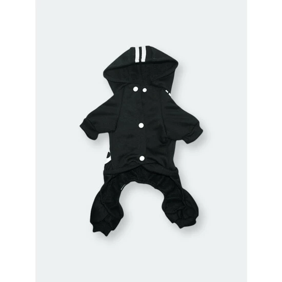 Fresh Pawz Adidog Logo Jumpsuit | Dog Clothing Apparel Black 4 Fresh Pawz Adidog Logo Jumpsuit | Dog Clothing Apparel Black - Image 2