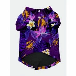 Los Angeles Lakers X Fresh Pawz - Hawaiian Button Up Apparel Purple