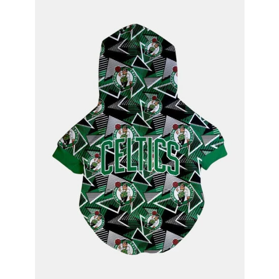 Boston Celtics X Fresh Pawz - Hardwood Hoodie | Dog Clothing Apparel Green 3 Boston Celtics X Fresh Pawz - Hardwood Hoodie | Dog Clothing Apparel Green