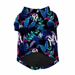 New York Yankees X Fresh Pawz - Hawaiian Button Up Apparel Blue