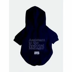 The Office X Fresh Pawz - Assistant To Regional Manager Hoodie | Dog Clothing Apparel Black