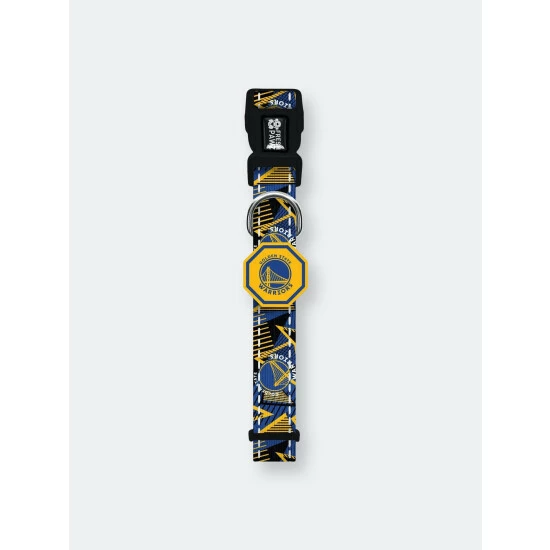 Golden State Warrios X Fresh Pawz - Hardwood | Collar Accessories Blue 4 Golden State Warrios X Fresh Pawz - Hardwood | Collar Accessories Blue - Image 2