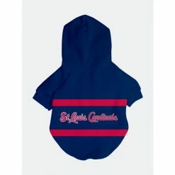 St.Louis Cardinals X Fresh Pawz - Hardwood Hoodie | Dog Clothing Apparel Red