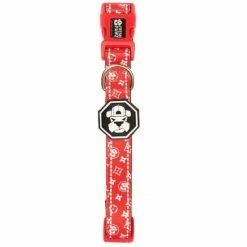 Fresh Pawz Monogram Hype | Collar Accessories Red -Fresh Pawz Shop unnamed file 57