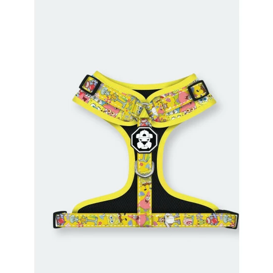 Spongebob X Fresh Pawz - SB & Friends | Adjustable Mesh Harness Accessories Yellow 4 Spongebob X Fresh Pawz - SB & Friends | Adjustable Mesh Harness Accessories Yellow - Image 2