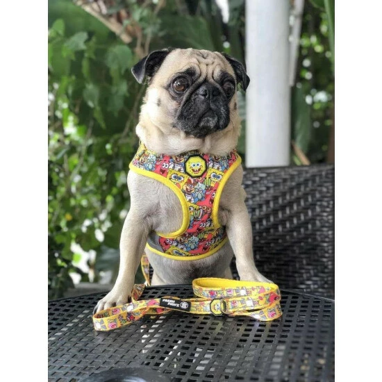 Spongebob X Fresh Pawz - SB & Friends | Adjustable Mesh Harness Accessories Yellow 7 Spongebob X Fresh Pawz - SB & Friends | Adjustable Mesh Harness Accessories Yellow - Image 5