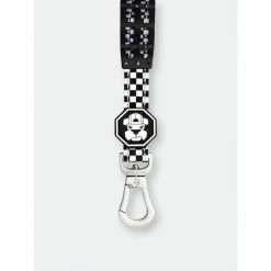 Fresh Pawz Checkerboard | Bungee Leash Accessories White