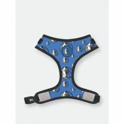Dallas Mavericks X Fresh Pawz - Hardwood | Adjustable Mesh Harness Accessories Blue
