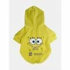 Spongebob X Fresh Pawz - SB Face Hoodie | Dog Clothing Apparel Yellow