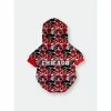 Chicago Bulls X Fresh Pawz - Hardwood Hoodie | Dog Clothing Apparel Red