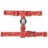 Fresh Pawz Monogram Hype | H-Harness Accessories Red